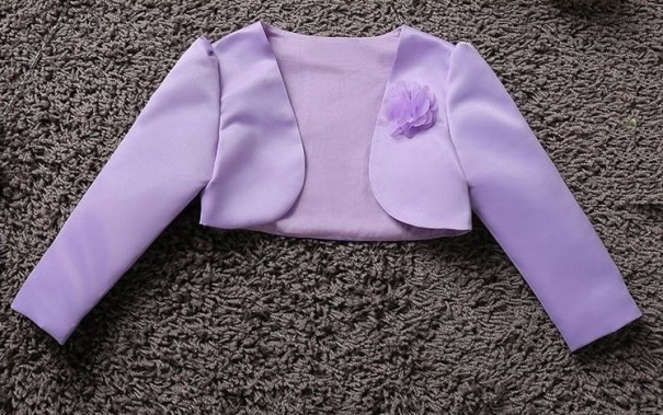 Dziewczęce Bolerko J883 purpurowy 8