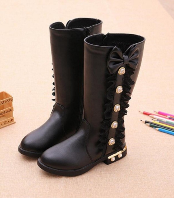 Dziewczęce buty czarny 33