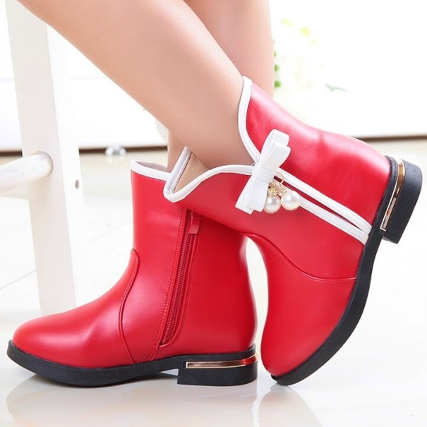Dziewczęce buty czerwony 23