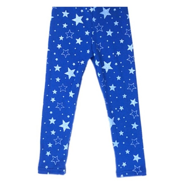 Dziewczęce spodnie dresowe w gwiazdki J2899 niebieski 6