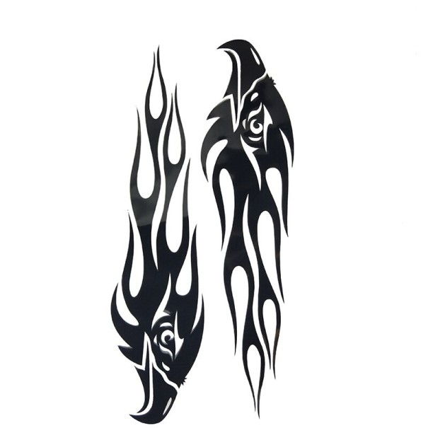 Eagle autostickers 2 stuks zwart