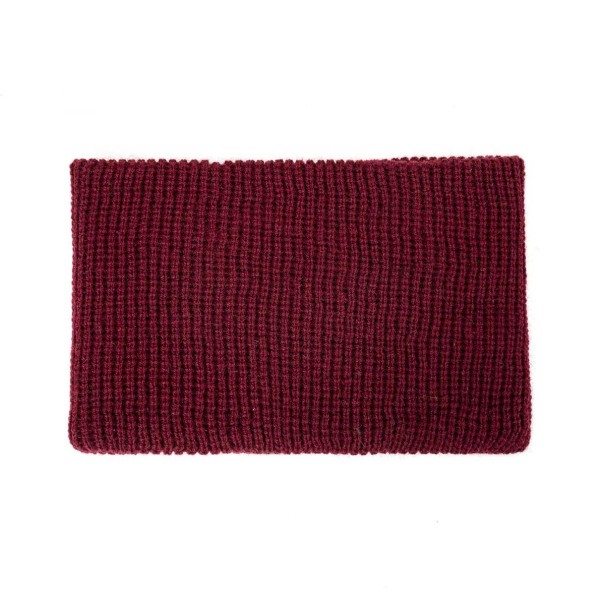 Écharpe d'hiver pour enfants rouge foncé