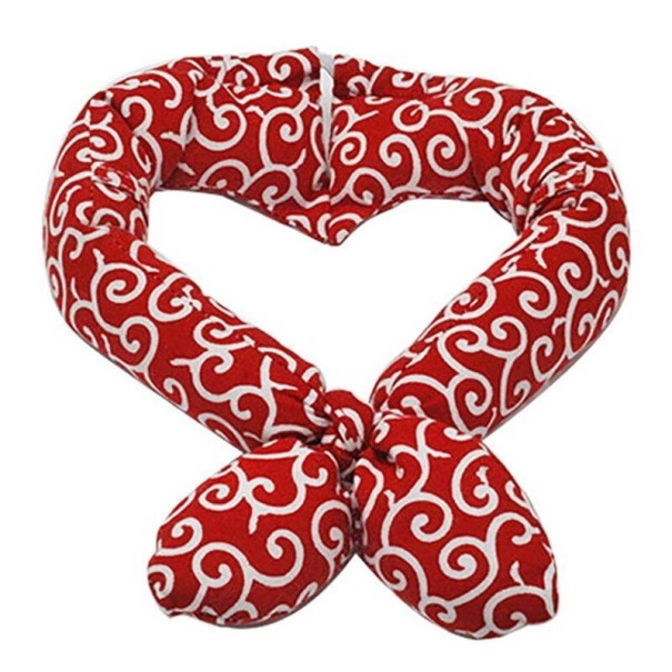 Écharpe en coton pour chiens rouge M