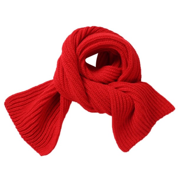 Écharpe en tricot pour enfants A208 rouge