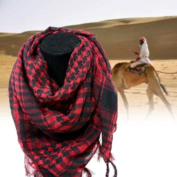 Écharpe Palestine rouge