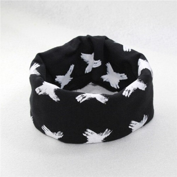 Écharpe pour enfants avec des croix noir