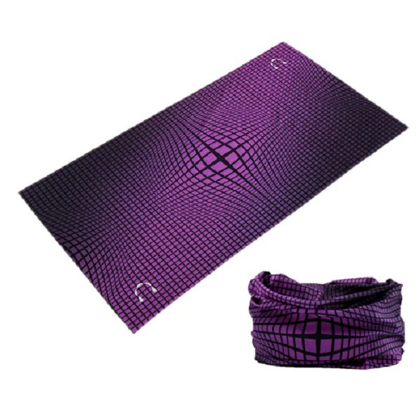 Écharpe pour homme à motif écossais J2768 violet