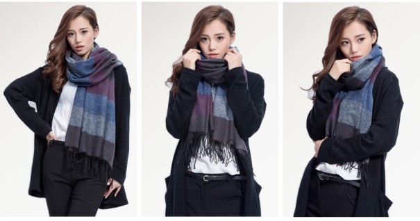 Écharpe stylée pour femmes J504 6