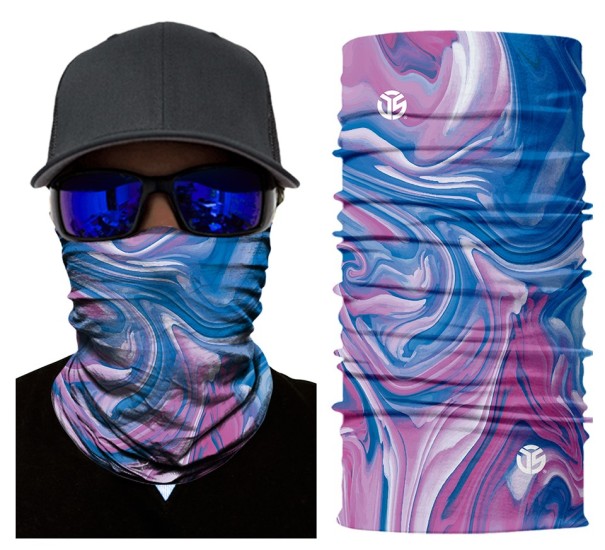 Écharpe stylée pour homme avec imprimés colorés J3381 1