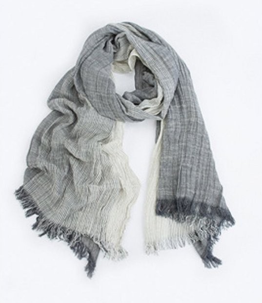 Écharpe stylée pour homme J947 gris