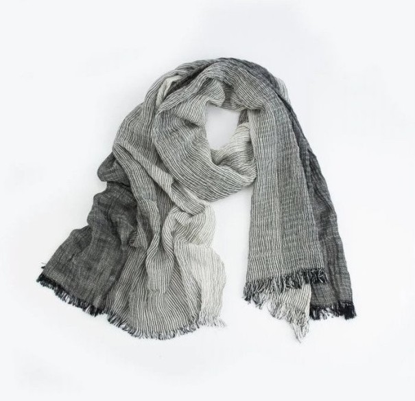 Écharpe stylée pour homme J947 noir