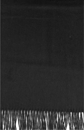 Écharpe unisexe stylée 100% laine noir