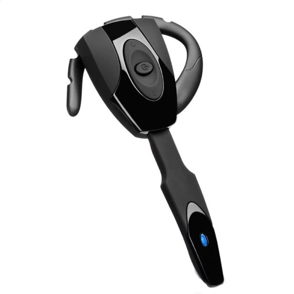 Écouteur sans fil mains libres derrière l'oreille avec microphone pour appels et musique Bluetooth 5.0 Autonomie 6 heures Portée 10 m Contrôle 1