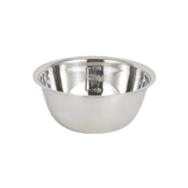 Edelstahl-Küchenschüssel mit Markierungen 16 cm Volumen 900 ml Messschüssel aus Edelstahl Glatte Wände zum Kochen und Backen Schüssel zum Mixen 1