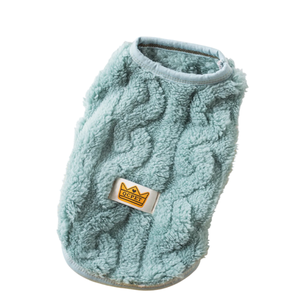 Efterårs vinter sweater til kat størrelse S Varm sweater af blødt fiber Behageligt tøj til vinteren Valg af farver grøn