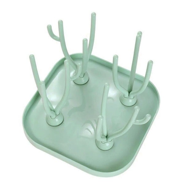 Égouttoir à bouteilles vert