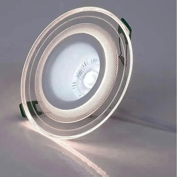 Einbau-LED-Spot farbig rund 125 mm Decken-Einbauleuchte energiesparendes eingelassenes Licht weiß