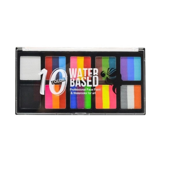 Eine große Palette professioneller Gesichtsfarben 1