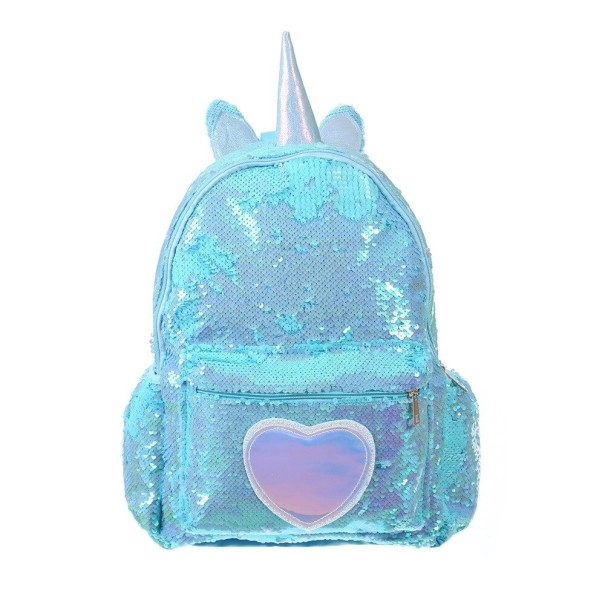 Einhorn-Rucksack für Mädchen E1215 hellblau