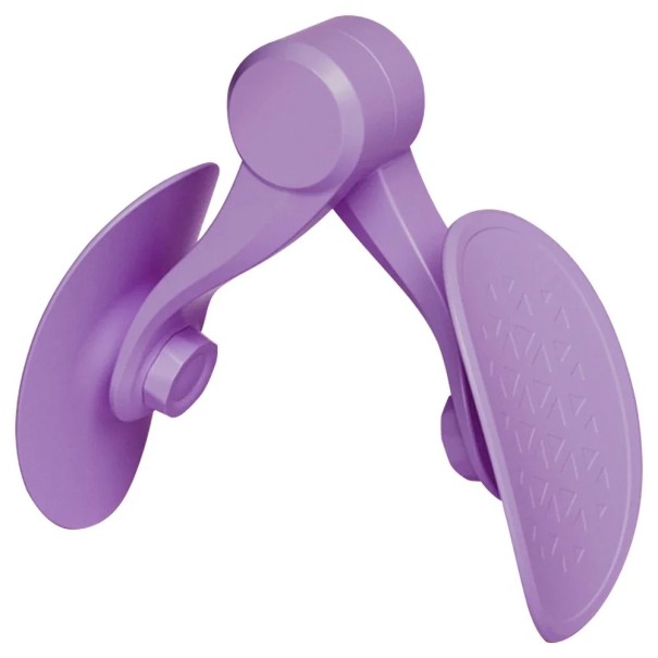 Ejercitador de suelo pélvico, entrenador de Kegel para muslos, glúteos y brazos, ayuda de fitness en casa para moldear el cuerpo y los músculos. morado