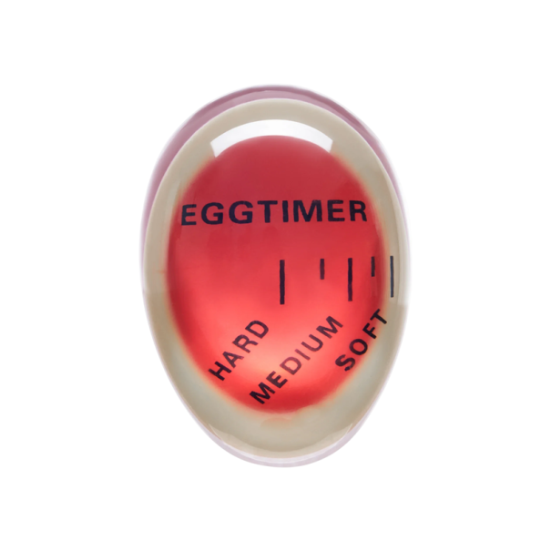 Ekologiczny timer do gotowania jajek z czujnikiem ciepła Kitchen Aid do jajek miękkich, średnio twardych i twardych Kolorowa skala pomiarowa 1