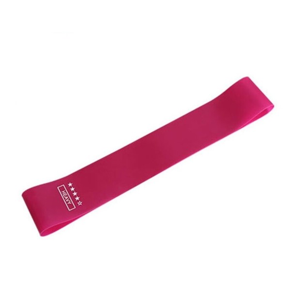 Elastická športová guma 11 - 13 kg tmavo ružová