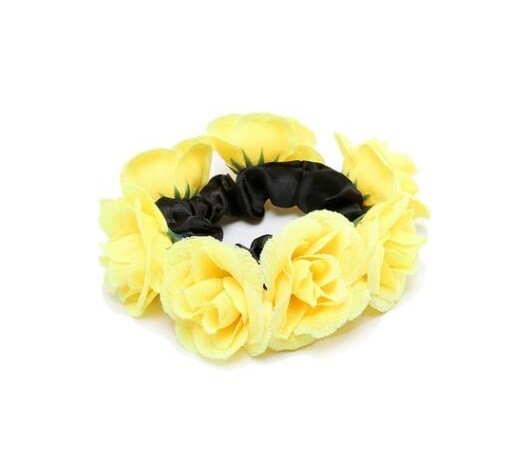 Élastique à cheveux fleuri 2