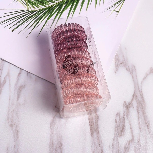 Élastiques à cheveux - 9 pcs marron
