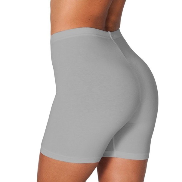 Elastische Damenshorts grau S