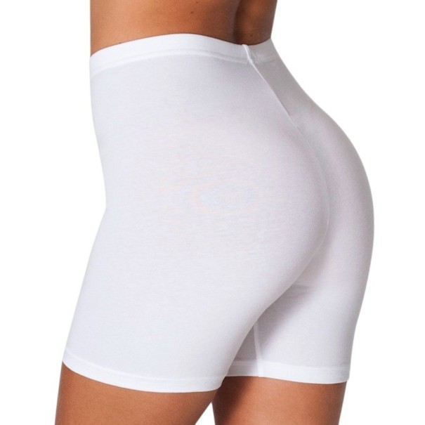 Elastische Damenshorts weiß S
