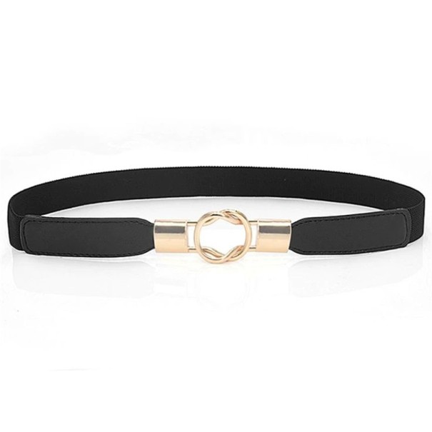 Elastische riem voor dames L182 zwart