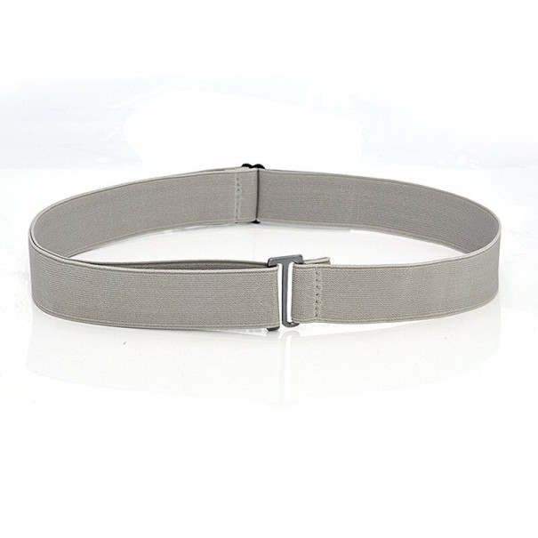 Elastische riem voor dames L74 grijs