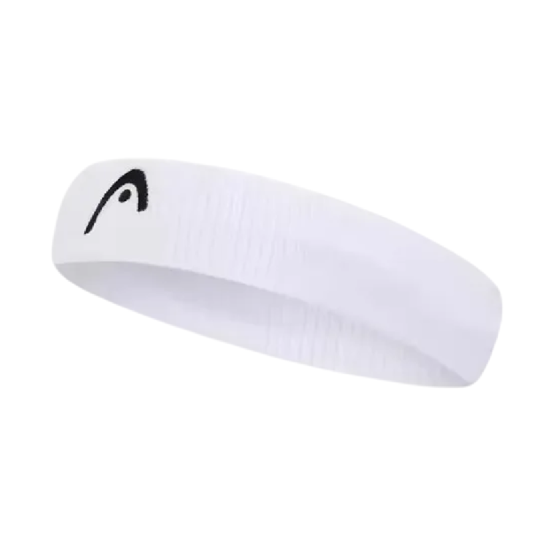 Elastische Sportkopfbedeckung 5 cm Breite 17,5 cm Durchmesser Nylonkopfbedeckung für Laufen Fitness Yoga Training Sportzubehör weiß