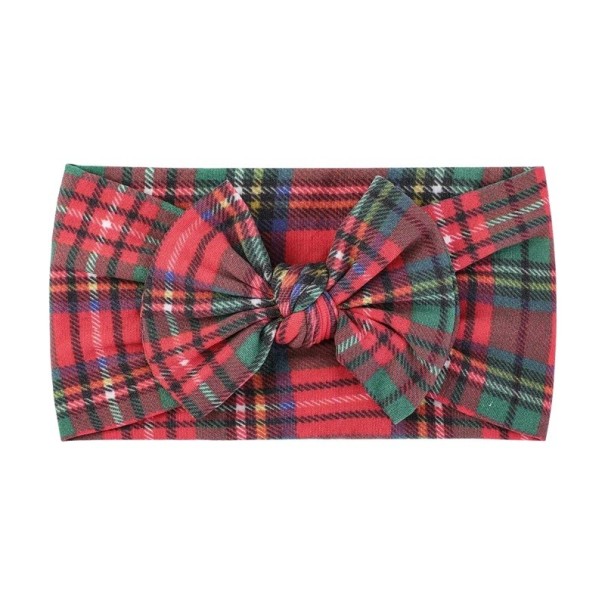 Elastisches Stirnband für Neugeborene mit Schleife, süßes Muster, Säuglingsaccessoires, elastisches Haarband, angenehm zu tragen, stilvolles Accessoire für das Baby rot