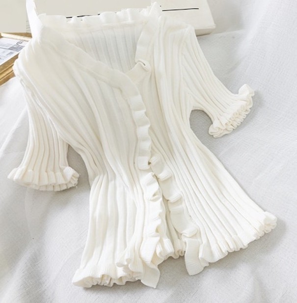 Elastisk T-shirt för kvinnor B282 vit