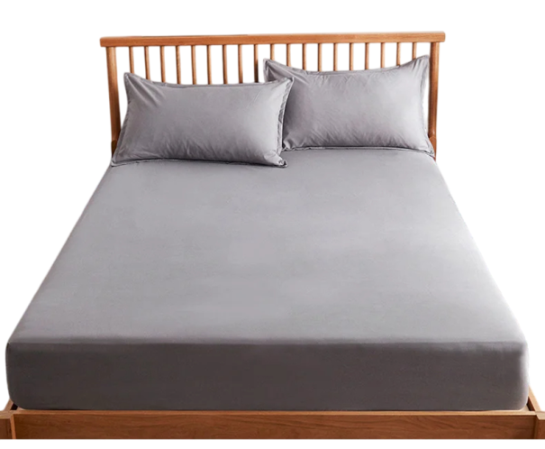 Elastiskt lakan 140x190x30cm 100% bomull Stretchlakan för säng Madrass Andas Mjuk vid beröring Bekväm sömn