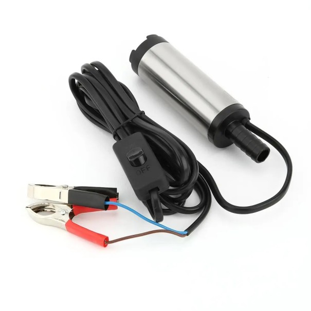 Electric Fuel Pump 24 V For Transferring Water and Oil Stainless Steel Universal Use For Vehicles Workshop 1