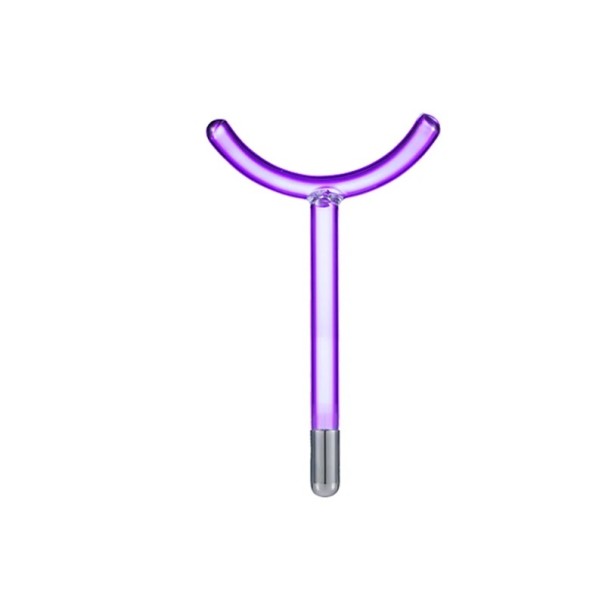 Electrodo de alta frequência Y para terapia com luz ultravioleta Substituição de electrodo para aparelho 4 em 1 Neon Wand 1