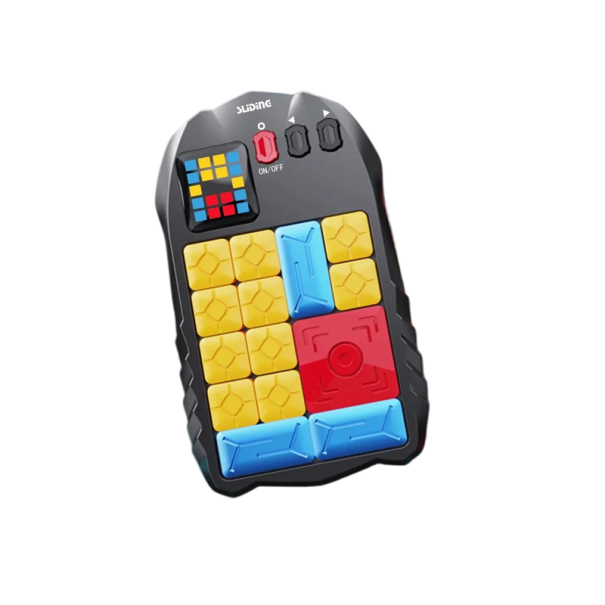 Electronic Sliding Puzzle Toy with Magnetic Blocks Interactive Logic Game Light Effects Brain Development Educational Toy for Children 1