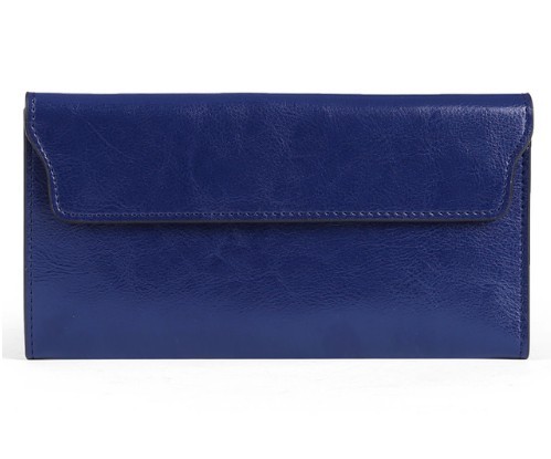 Elegancki portfel damski J3145 niebieski
