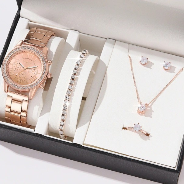 Elegancki zestaw upominkowy dla kobiet rose gold