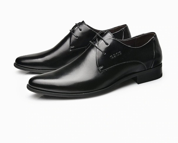 Eleganckie męskie buty formalne - czarne 42