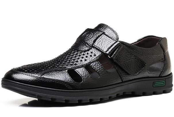 Eleganckie męskie buty James czarny 48