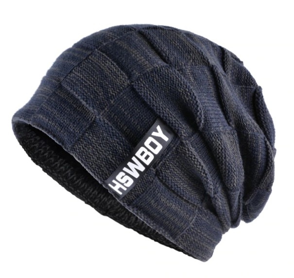 Elegáns férfi sapka J943 kék