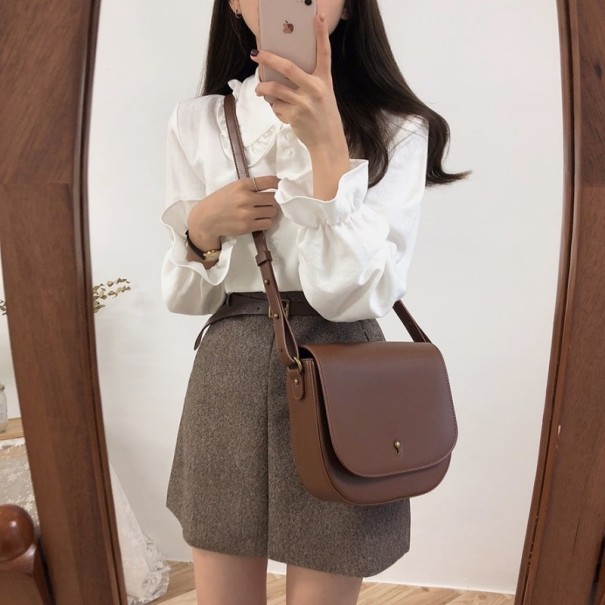 Elegant blus med knappar