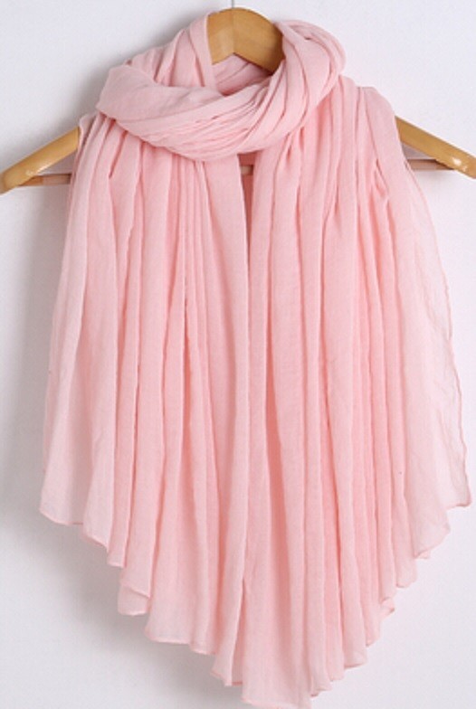 Elegant halsduk för kvinnor J3271 rosa