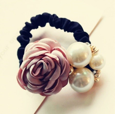Elegant hårslips rosa