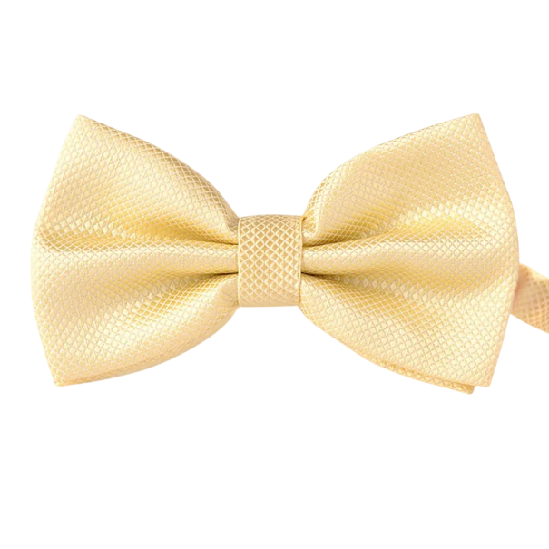 Elegant herrebutterfly Formel butterfly Justerbar størrelse Stilfuldt tilbehør til baller, bryllupper og formelle begivenheder Klassisk og moderne design lysegul