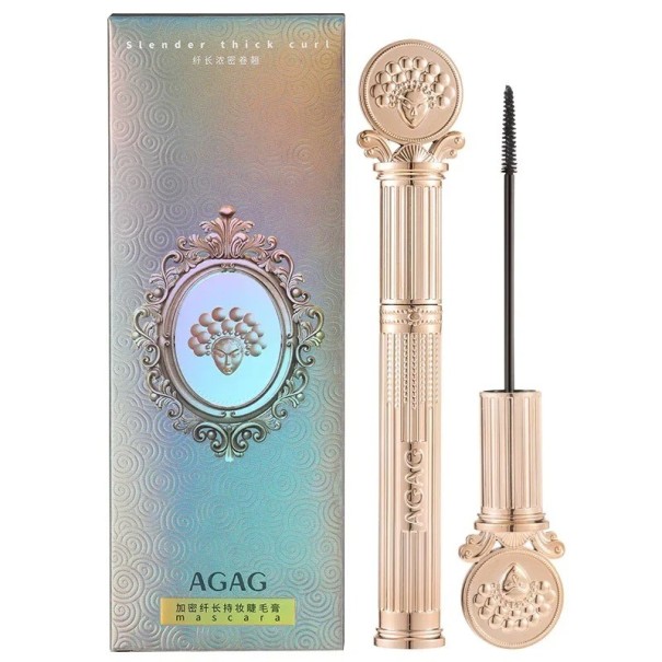 Elegant Waterproof Mascara Quick-Drying Lengthening Mascara Luxury Black Volumising Mascara 1