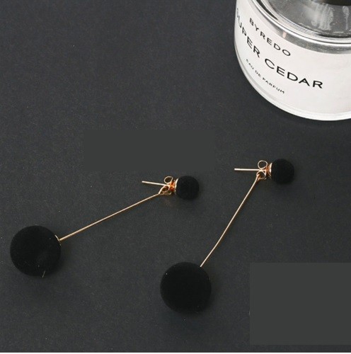 Eleganta bollörhängen J2514 blå